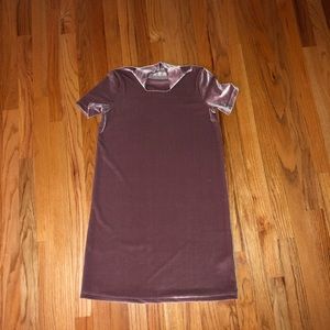 Madewell Purple Velvet Drrss